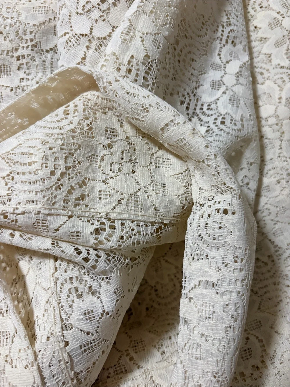 Lace Curtains 10-Piece Set – Cream Vintage JCPenney Made in USA